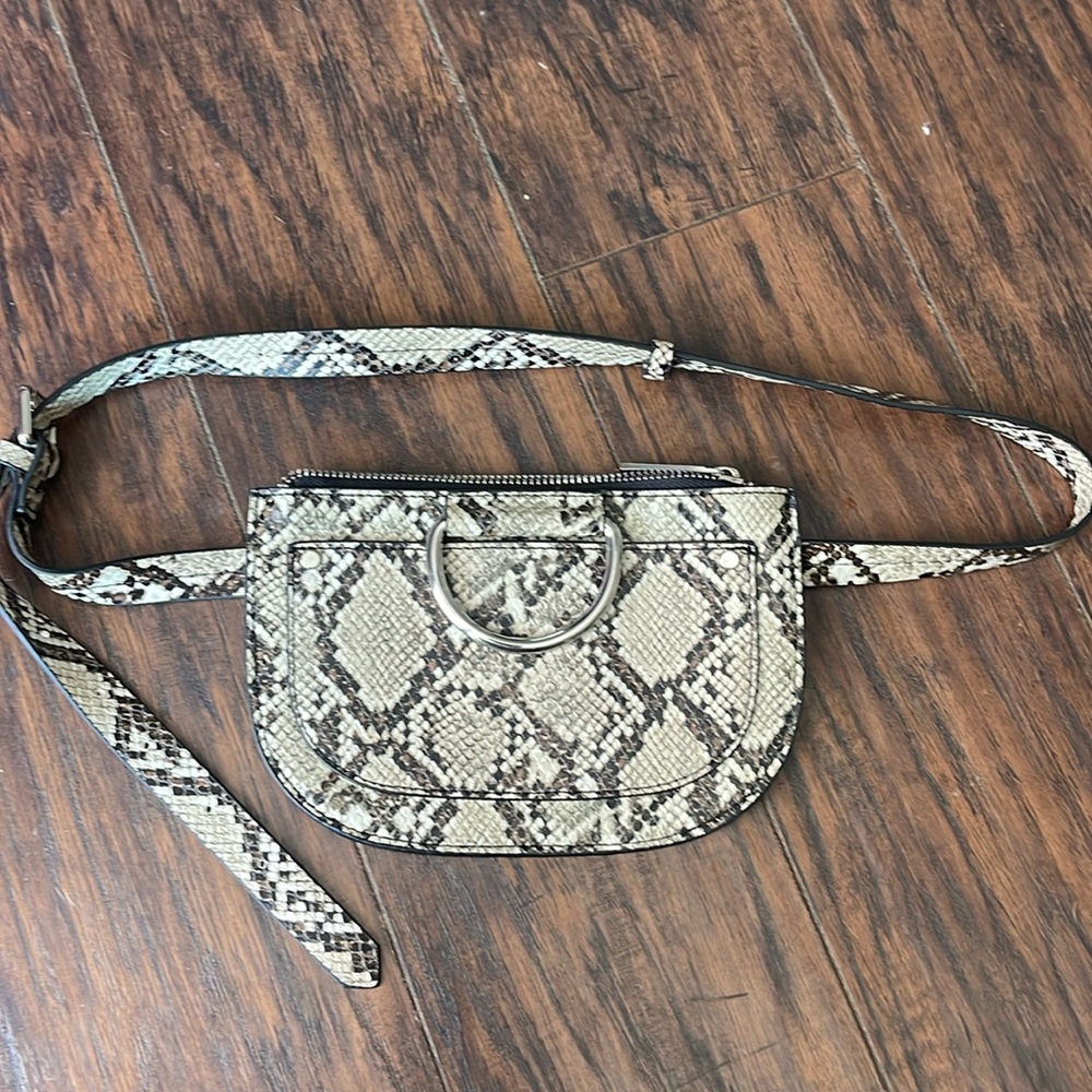 Zara belt bag snake print
